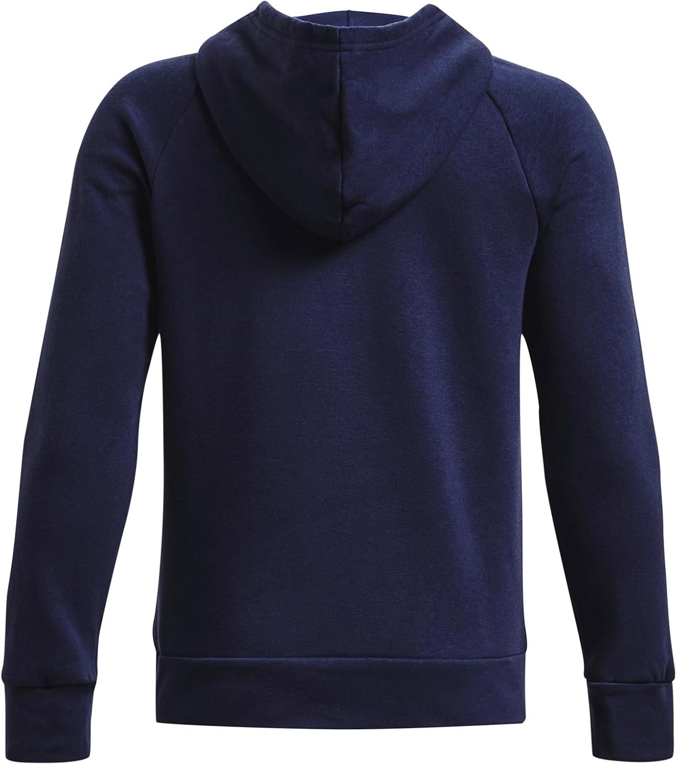 imageUnder Armour boys Rival Fleece Hoodie410 Midnight Navy   White