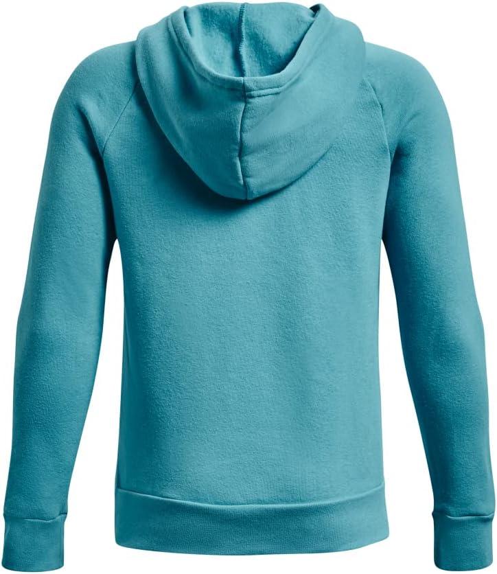 imageUnder Armour boys Rival Fleece Hoodie433 Glacier Blue   Onyx White