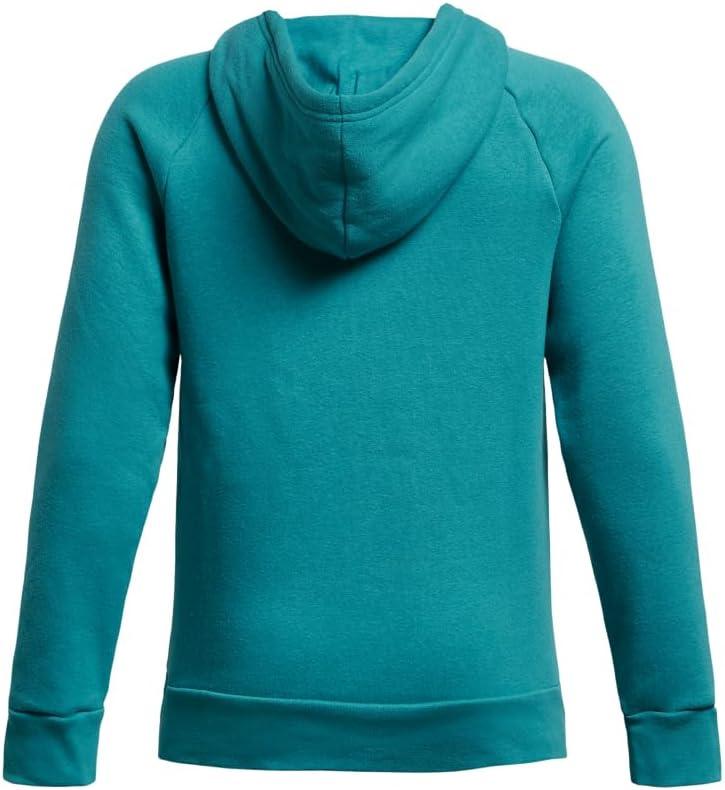 imageUnder Armour boys Rival Fleece Hoodie464 Circuit Teal   White