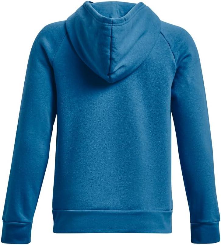 imageUnder Armour boys Rival Fleece Hoodie466 Cosmic Blue   White