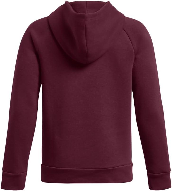 imageUnder Armour boys Rival Fleece Hoodie609 Maroon   White
