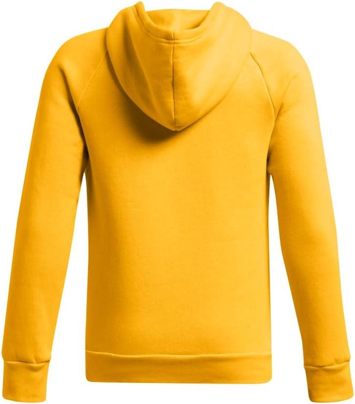 imageUnder Armour boys Rival Fleece Hoodie750 Steeltown Gold   White