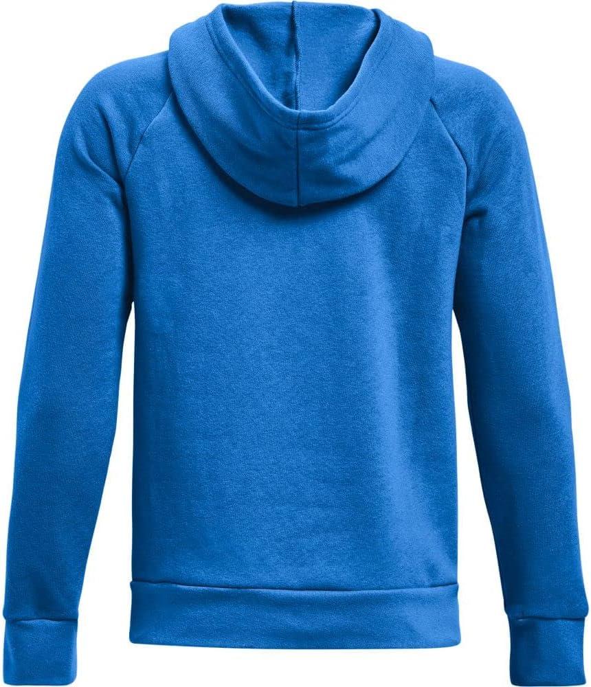 imageUnder Armour boys Rival Fleece HoodieBlue Circuit 436Onyx White