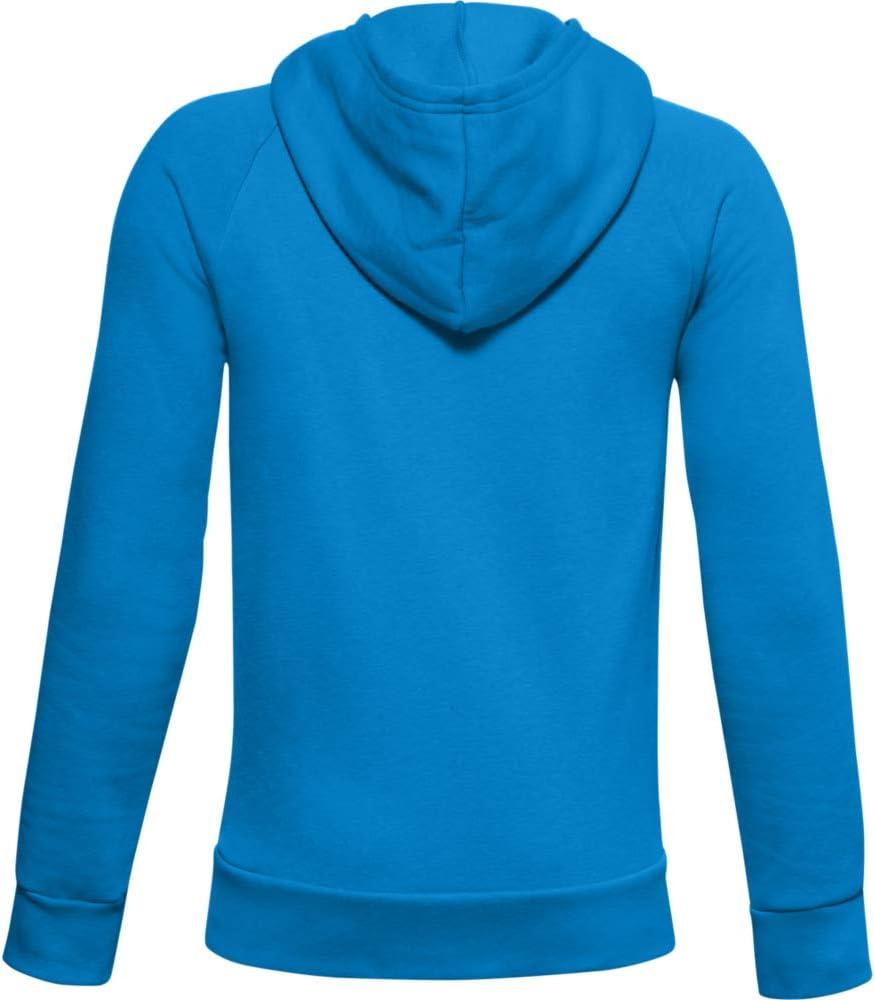 imageUnder Armour boys Rival Fleece HoodieElectric Blue 428Onyx White