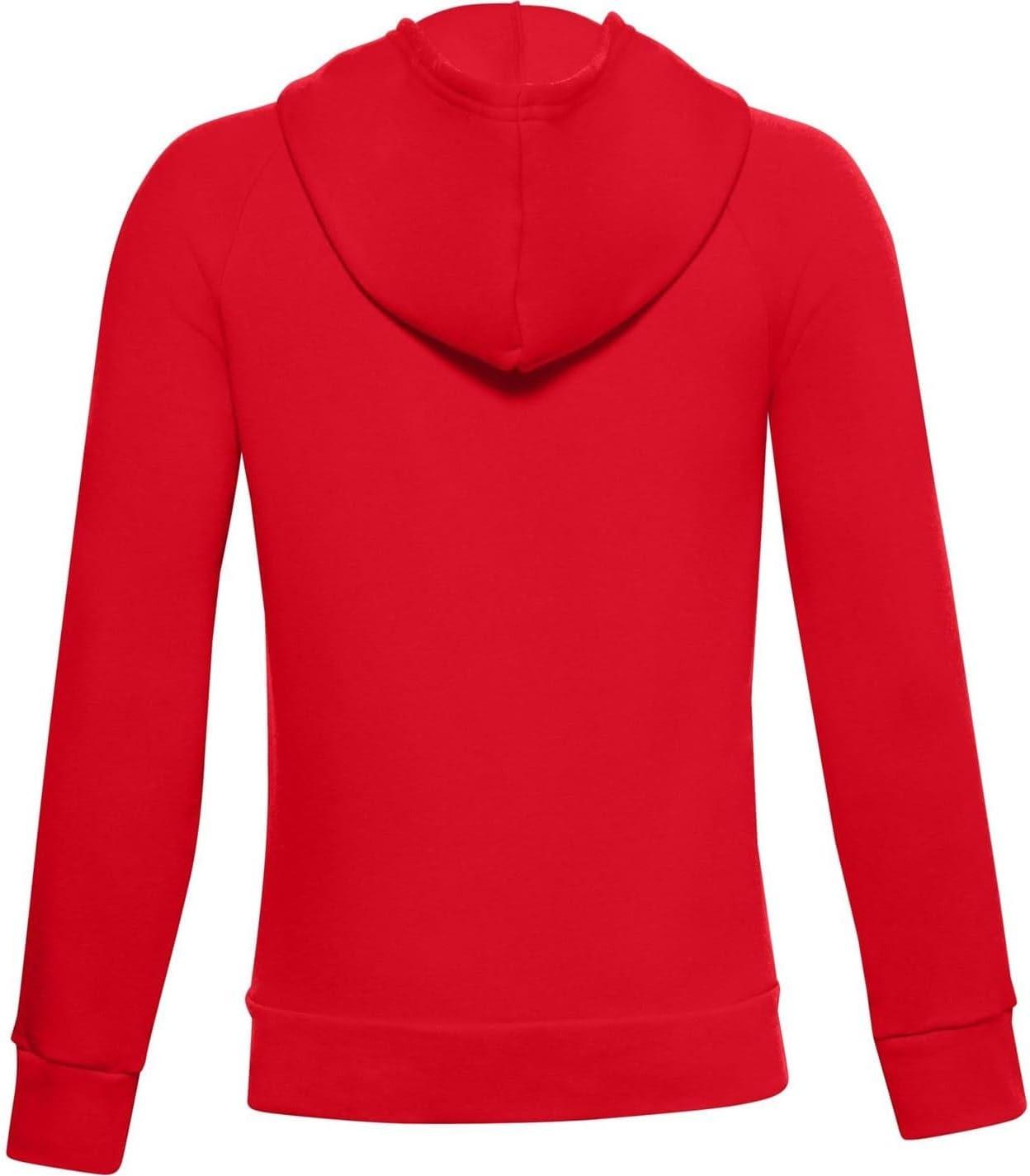 imageUnder Armour boys Rival Fleece HoodieRed 600Onyx White