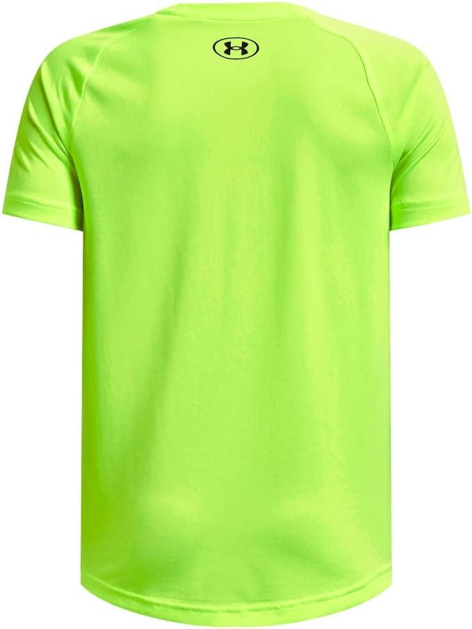 imageUnder Armour boys Tech 20 Shortsleeve Tshirt369 Lime Surge   Black