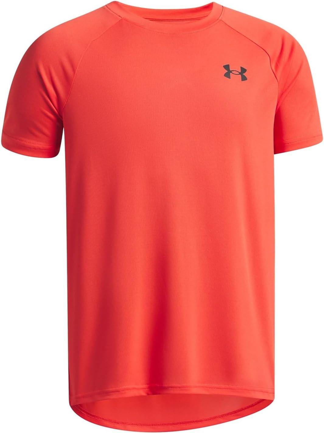 imageUnder Armour boys Tech 20 Shortsleeve Tshirt690 Venom Red   Black