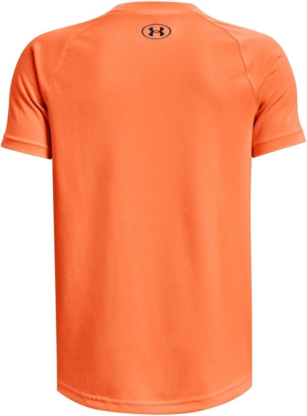 imageUnder Armour boys Tech 20 Shortsleeve Tshirt866 Orange Blast   Black