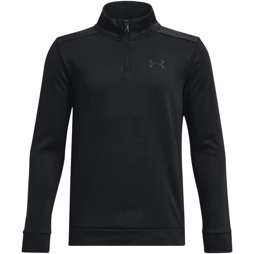imageUnder Armour Boys Armourfleece 14 Zip001 Black   Black
