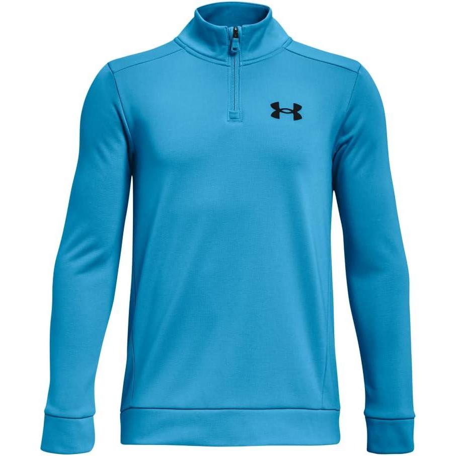 imageUnder Armour Boys Armourfleece 14 Zip419 Capri   Black