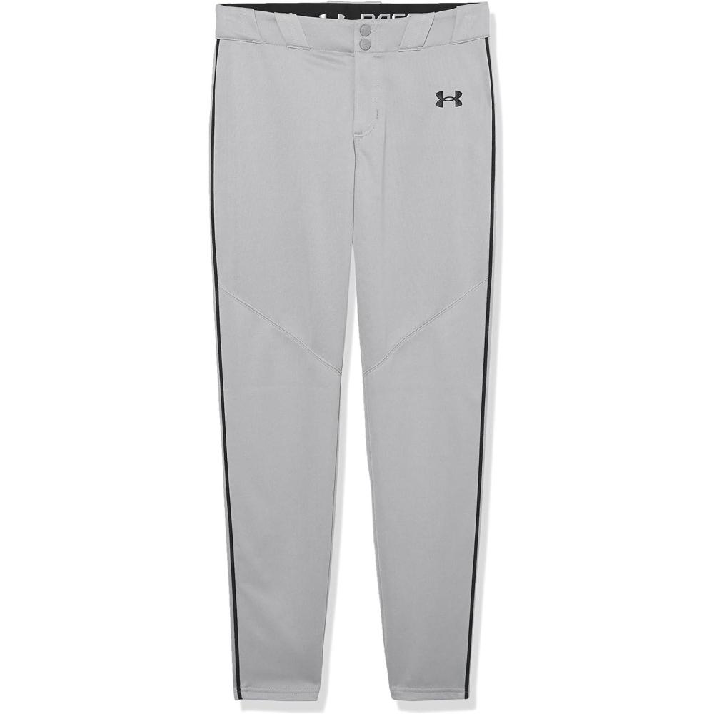 imageUnder Armour Boys Utility Baseball Pant Pipe080 Baseball Gray  Black  Black