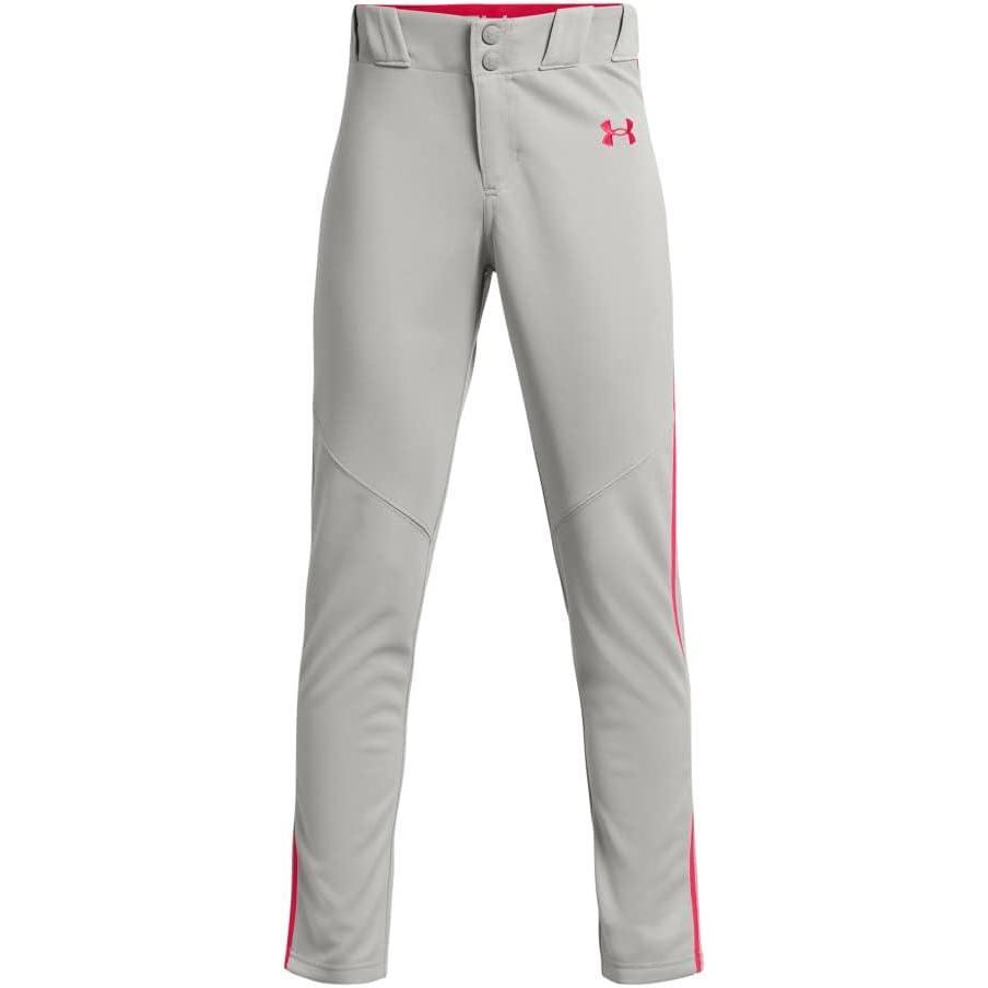 imageUnder Armour Boys Utility Baseball Pant Pipe083 Baseball Gray  Red  Red