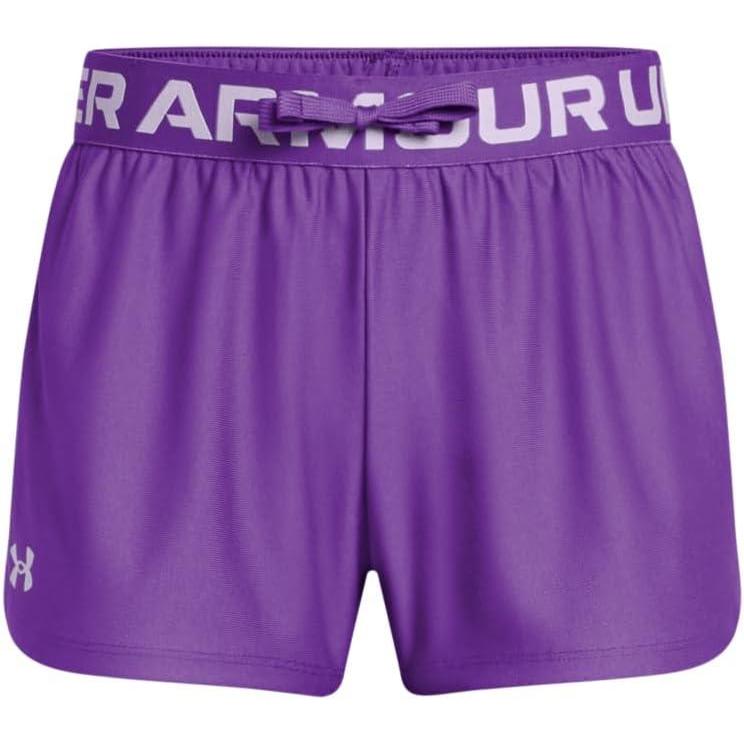 imageUnder Armour Girls Play Up Solid Shorts525 Lavish   Salt Purple