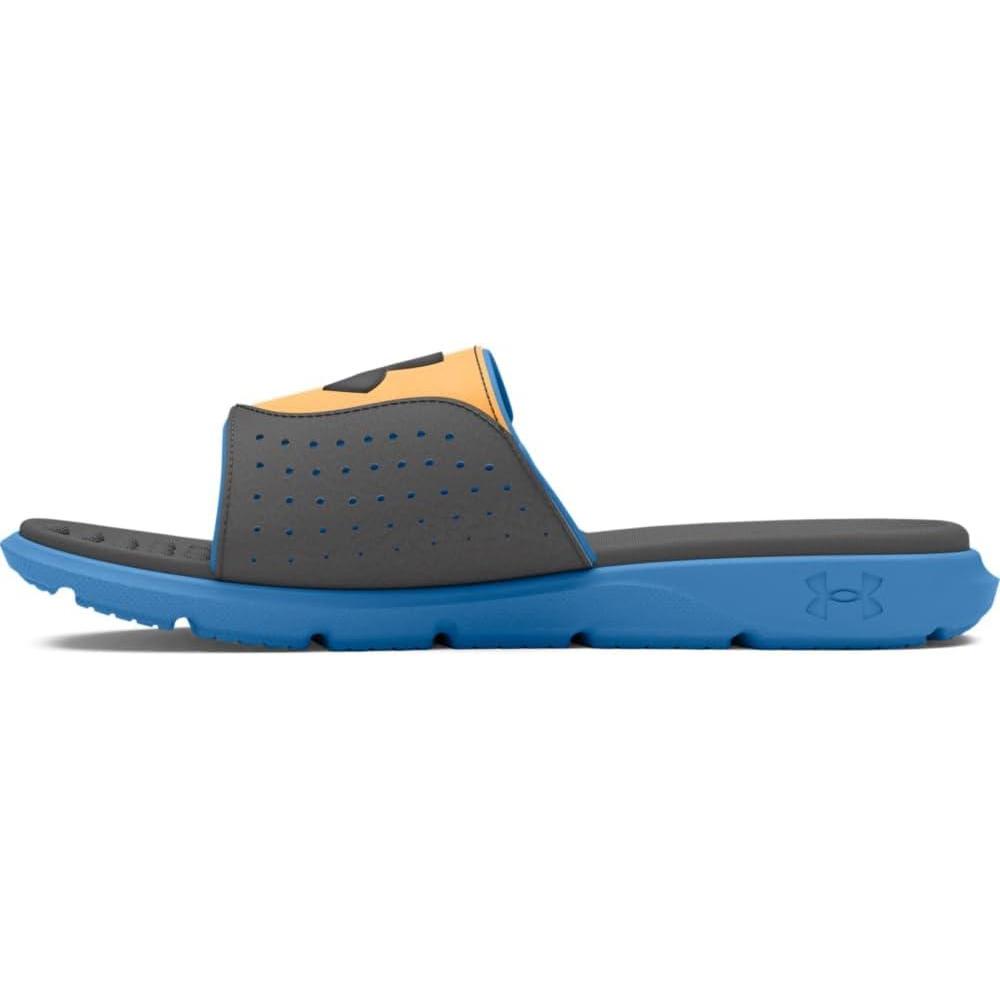imageUnder Armour Kids Ignite Pro Slide Sandal402 Viral BlueNova OrangeCastlerock