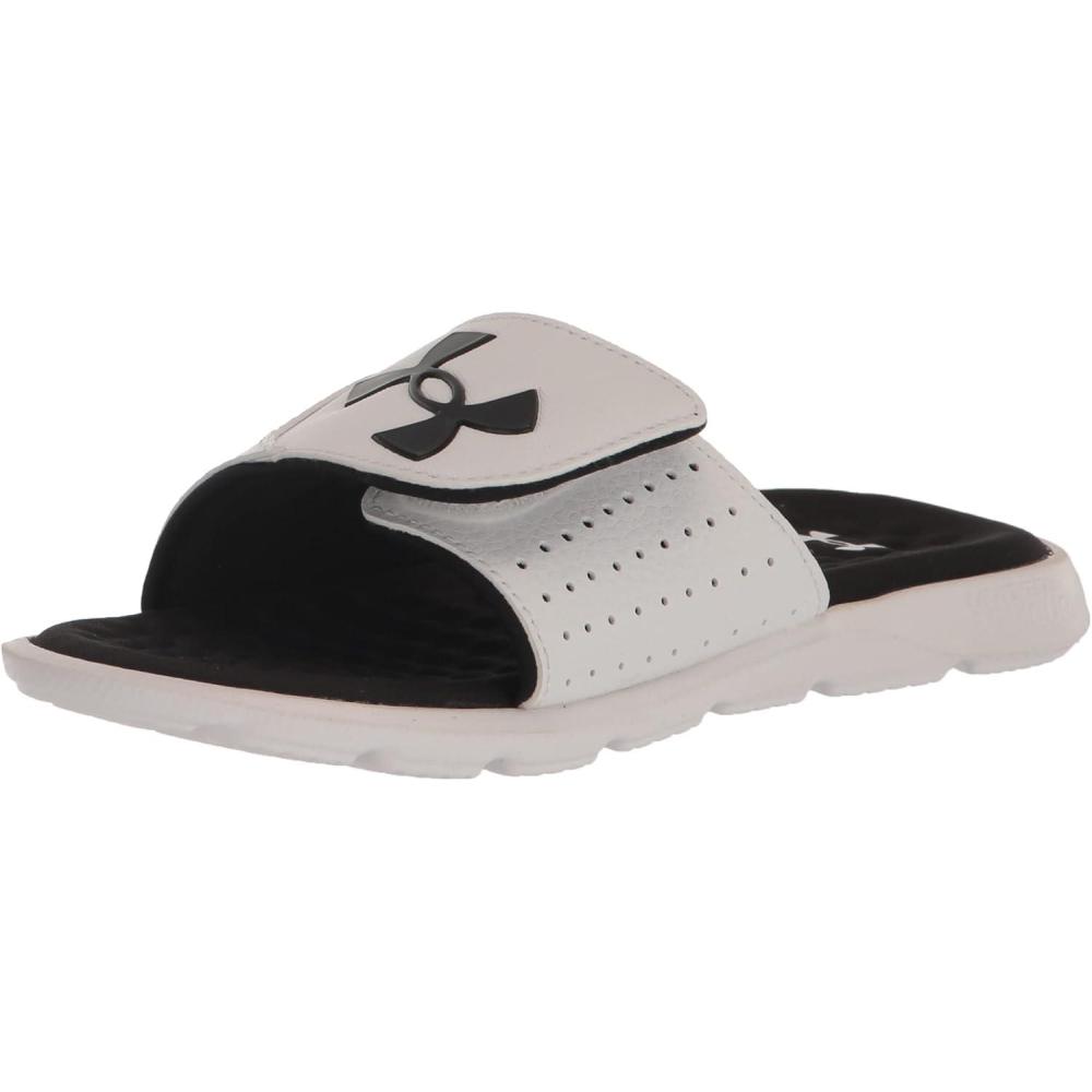 imageUnder Armour Kids Ignite Pro Slide SandalWhiteWhiteBlack