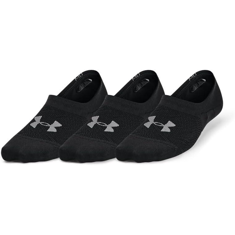 imageUnder Armour Womens Breathe Lite Ultra Low Socks 3 Pack001 Black  Black  Pitch Gray