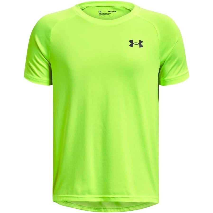 imageUnder Armour boys Tech 20 Shortsleeve Tshirt369 Lime Surge   Black