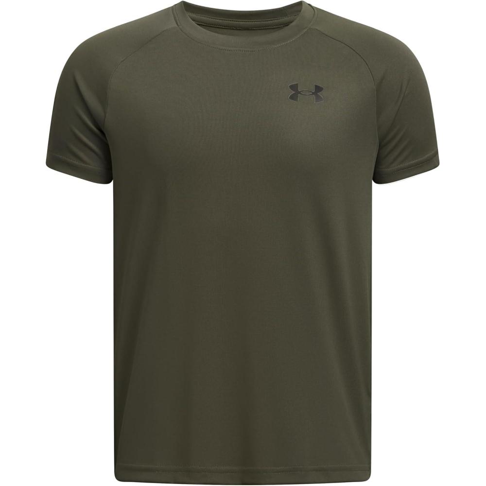 imageUnder Armour boys Tech 20 Shortsleeve Tshirt391 Marine Od Green   Black