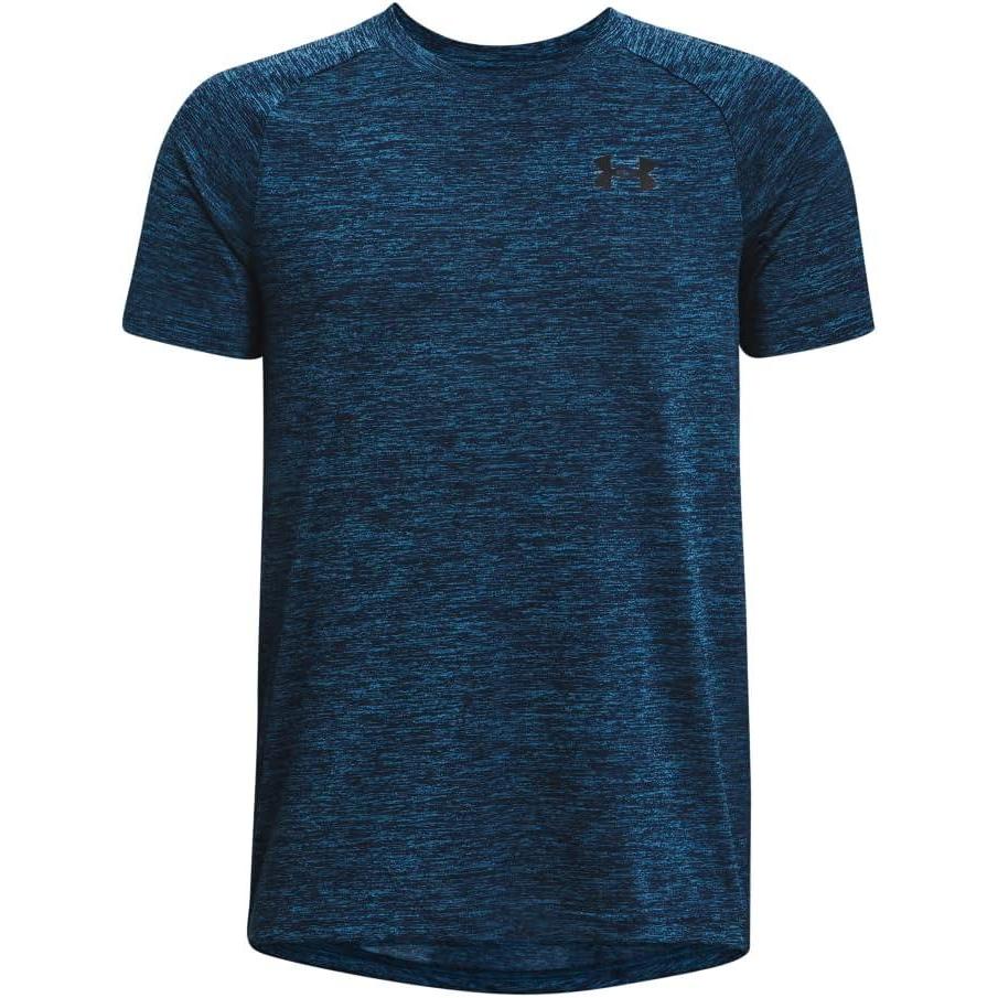 imageUnder Armour boys Tech 20 Shortsleeve Tshirt437 Petrol Blue   Black