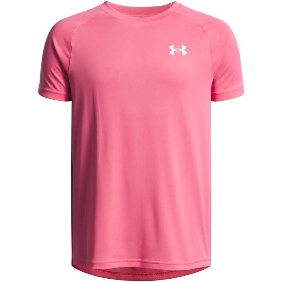 imageUnder Armour boys Tech 20 Shortsleeve Tshirt672 Super Pink   White