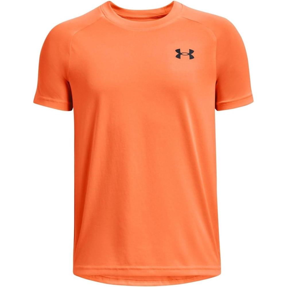 imageUnder Armour boys Tech 20 Shortsleeve Tshirt866 Orange Blast   Black