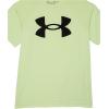imageUnder Armour Boys Tech Big Logo Short Sleeve TShirt369 Phosphor Green   Black