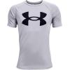 imageUnder Armour Boys Tech Big Logo Short Sleeve TShirtMod Gray Light Heather 011Black