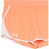 imageUnder Armour Girls Fly By 3 quot Shorts963 Bubble Peach   White