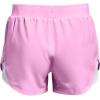 imageUnder Armour Girls Fly By 3 quot ShortsStellar Pink 638White