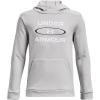 imageUnder Armour Boys Armourfleece Graphic Hoodie014 Halo Gray   Black