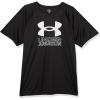 imageUnder Armour Boys Tech Hybrid Printed Fill ShortSleeve TShirt001 Black   White