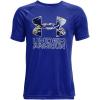 imageUnder Armour Boys Tech Hybrid Printed Fill ShortSleeve TShirtRoyal 401White