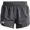 imageUnder Armour Girls Fly By 3 quot ShortsJet Gray 010White