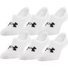 imageUnder Armour womens Womens Breathe Lite Ultra Low Socks MultipairsWhite 6pairs