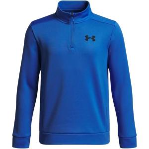 imageUnder Armour Boys Armourfleece 14 Zip402 Blue Atlantis   Black