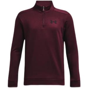 imageUnder Armour Boys Armourfleece 14 Zip600 Dark Maroon   Black