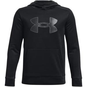 imageUnder Armour Boys Armourfleece Big Logo Hoodie001 Black  Black  Pitch Gray