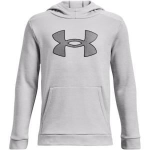 imageUnder Armour Boys Armourfleece Big Logo Hoodie015 Halo Gray  Halo Gray  Black
