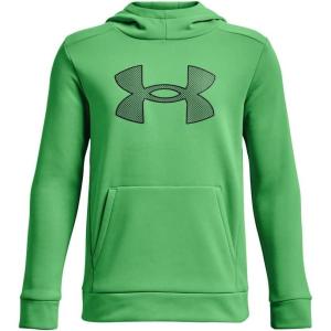 imageUnder Armour Boys Armourfleece Big Logo Hoodie328 Extreme Green  Extreme Green  Black