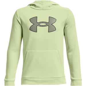 imageUnder Armour Boys Armourfleece Big Logo Hoodie369 Phosphor Green  Phosphor Green  Black