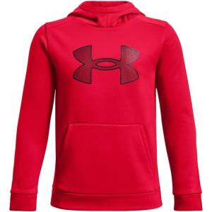 imageUnder Armour Boys Armourfleece Big Logo Hoodie600 Red  Red  Black