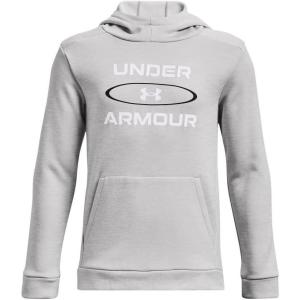 imageUnder Armour Boys Armourfleece Graphic Hoodie014 Halo Gray   Black