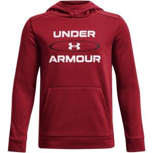 imageUnder Armour Boys Armourfleece Graphic Hoodie610 Stadium Red   Black