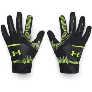 imageUnder Armour Boys Clean Up 21 Batting GlovesHighVis Yellow 731White