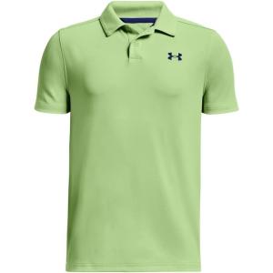 imageUnder Armour Boys Match Play Polo Shirt334 Key Lime   Bauhaus Blue