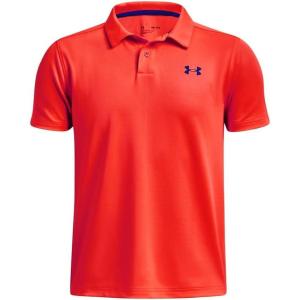imageUnder Armour Boys Match Play Polo Shirt810 Bolt Red   Bauhaus Blue