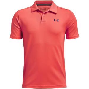 imageUnder Armour Boys Match Play Polo ShirtRush Red 820Pitch Gray