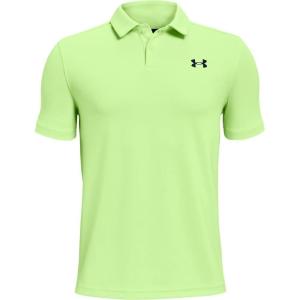 imageUnder Armour Boys Match Play Polo ShirtSummer Lime 162Academy Blue