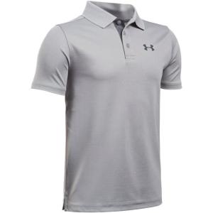 imageUnder Armour Boys Match Play Polo ShirtTrue Gray Heather 025Rhino Gray