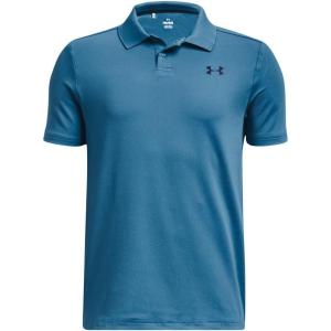 imageUnder Armour Boys Matchplay Golf Polo466 Cosmic Blue   Midnight Navy